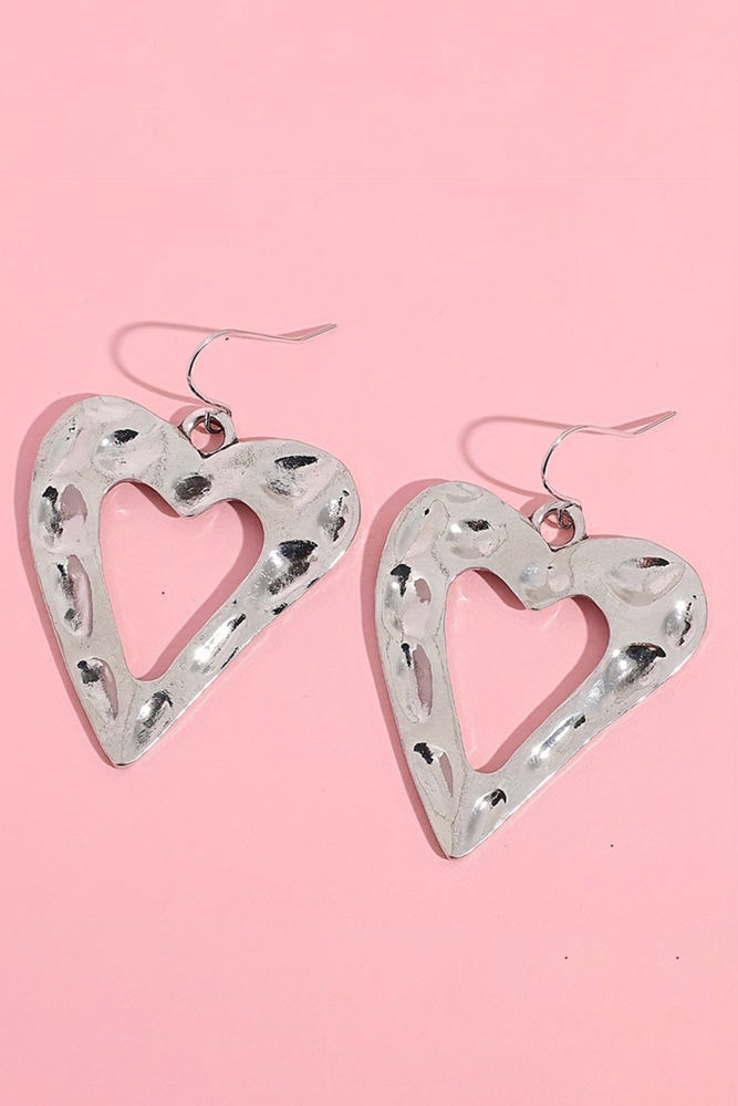 Hollowed Heart Shape Earrings