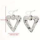  Hollowed Heart Shape Earrings