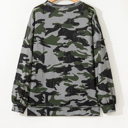  Honey Patchwork Drop Shoulder Sweatshirt