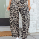  Hunter Printed Wide Leg Jeans