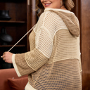  Icelynn Knit Hooded Jumper PLUS Sweater