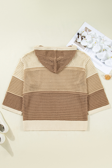 Icelynn Knit Hooded Jumper PLUS Sweater