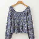  Ila Square Loose Fit Blouse