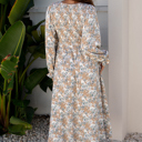  Indy Puff Sleeve Long Dress