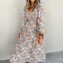  Indy Puff Sleeve Long Dress