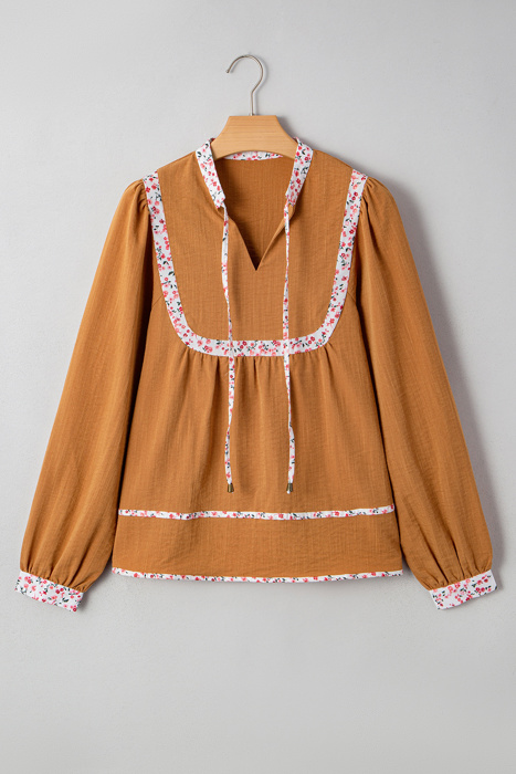 Iridora Long Puff Sleeve Blouse