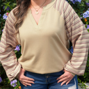  Iris Notched Raw Edge PLUS Jumper