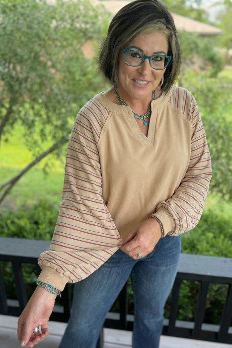 Iris Notched Raw Edge PLUS Jumper