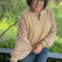  Iris Notched Raw Edge PLUS Jumper