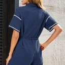  Iris Shoulder Waffle Knit Romper