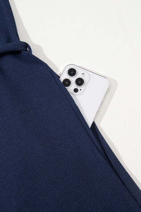 Iris Shoulder Waffle Knit Romper