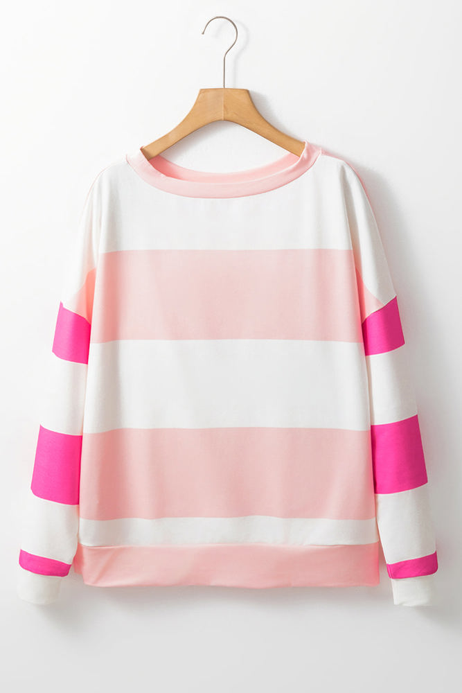 Iris Striped Long Sleeve Top