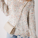  Isabel Confetti Distressed Knit Sweater