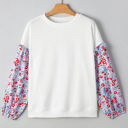  Isabel Floral Ruffled Balloon Sleeve Loose Blouse
