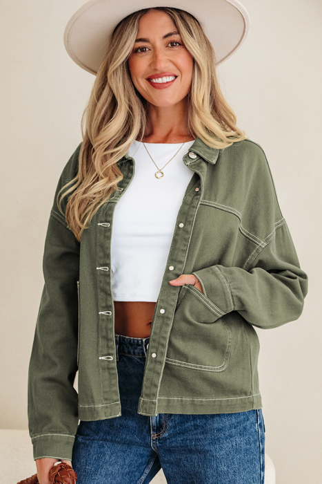 Isabella Collared Front Boyfriend Jacket