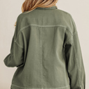  Isabella Collared Front Boyfriend Jacket