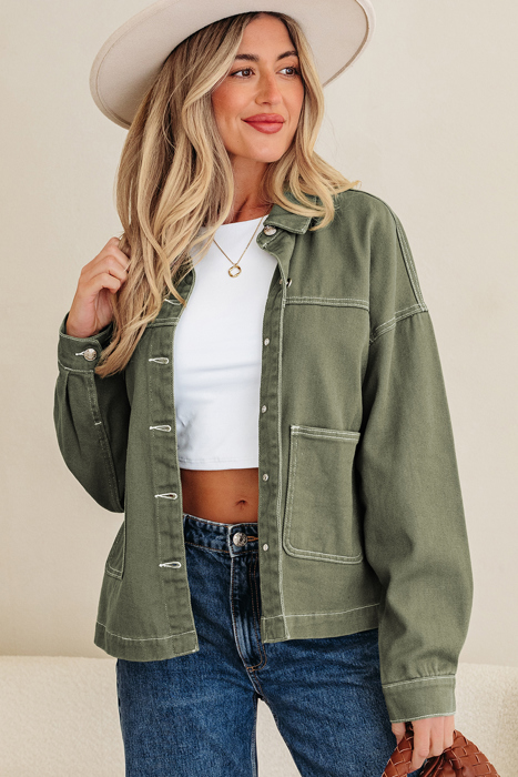 Isabella Collared Front Boyfriend Jacket