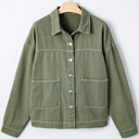  Isabella Collared Front Boyfriend Jacket