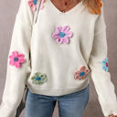  Isabella Crochet Flower Sweater