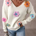  Isabella Crochet Flower Sweater