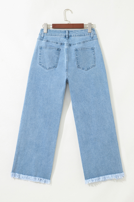 Isabella Cropped Wide Leg Jeans