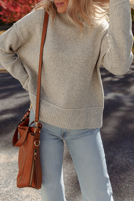 Isabella High Drop Shoulder Sweater