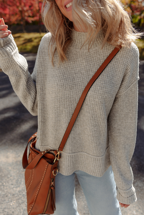Isabella High Drop Shoulder Sweater