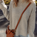  Isabella High Drop Shoulder Sweater