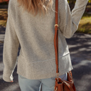  Isabella High Drop Shoulder Sweater