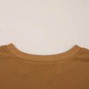  Isabella High Low Patchwork Sweatshirt