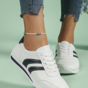  Isabella Lace Up Flat Shoes