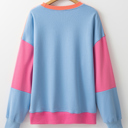  Isabella Patchwork Drop Shoulder Sweatshirt