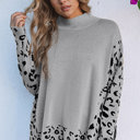  Isabella Side Slit Oversized Sweater