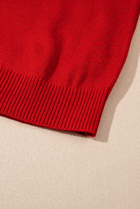 Isabella Sleeves Christmas Turtleneck Sweater