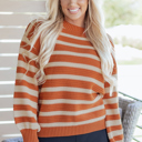  Isabella Trim Drop Shoulder Sweater