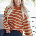  Isabella Trim Drop Shoulder Sweater