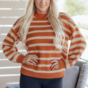  Isabella Trim Drop Shoulder Sweater