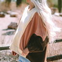  Isabelle Patchwork High Low Hoodie