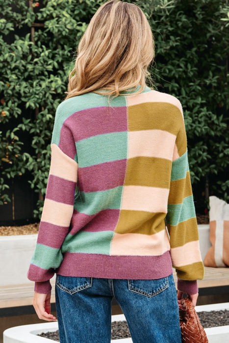 Isabelle Ribbed Edge Casual Sweater