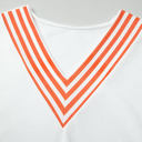  Isla Drop Shoulder Patchwork Long Sleeve Top