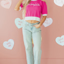  Isla Short Puff Sleeve Sweater