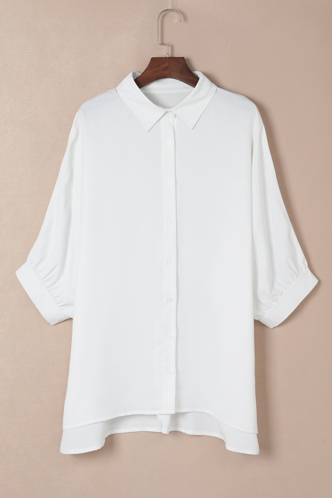 Itzel Puff Sleeve Oversize Shirt