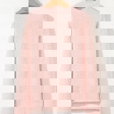  Ivy Fuzzy Ribbed Texture Long Sleeve Top