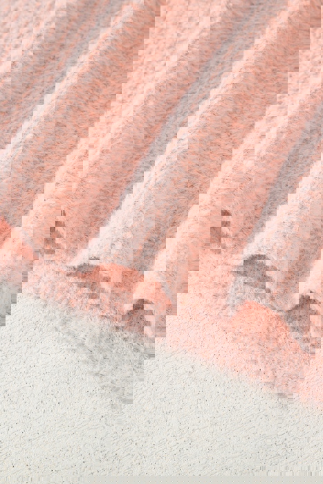 Ivy Fuzzy Ribbed Texture Long Sleeve Top