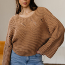  Ivy Sleeve Loose Pullover Sweater