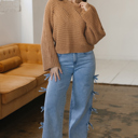  Ivy Sleeve Loose Pullover Sweater