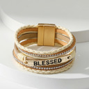  Ivyjana Braided Detail Buckle Bracelet