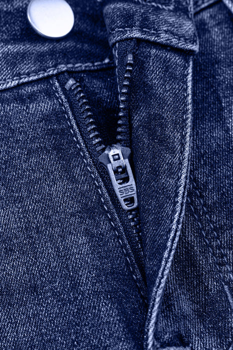 Jacy Cuffs Distressed Straight High Waist Jeans