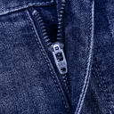 Blue Size 10 Jacy Cuffs Distressed Straight High Waist Jeans