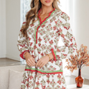  Jade Long Sleeve Flared Dress